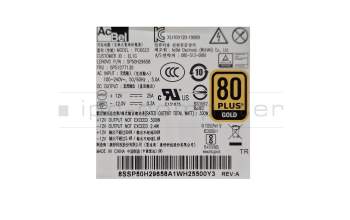 Fuente de alimentación del Ordenador de sobremesa 300 vatios TFF Factor de forma de torre, 152x141x86 mm original para Lenovo ThinkStation P340 (30DJ)