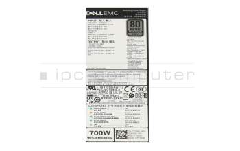 Fuente de alimentación del Servidor 700 vatios original para Dell PowerEdge R6525