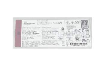 Fuente de alimentación del Servidor 800 vatios original para HP ProLiant DL325 Gen10 Plus V2