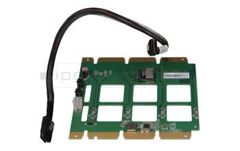 Fujitsu 38024211 original Servidor piezas de repuesto HDD-Backplate Platine (incl. cable) reformado