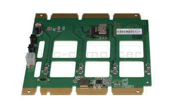 Fujitsu A3C40135239 HDD-Backplate Platine (incl. cable) reformado