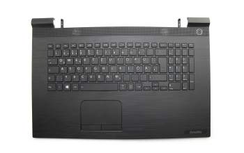 H000085320 teclado incl. topcase original Toshiba DE (alemán) negro/negro