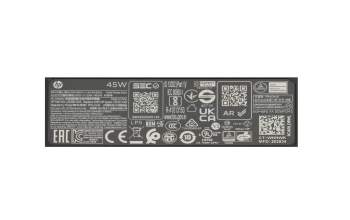 H6Y88ET cargador original HP 45 vatios normal