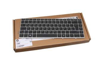 HB2181 teclado original HP DE (alemán) negro/plateado