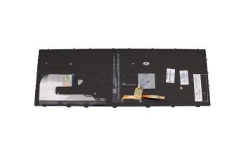 HB21A1 teclado original HP BE (belga) negro/plateado con retroiluminacion y mouse-stick