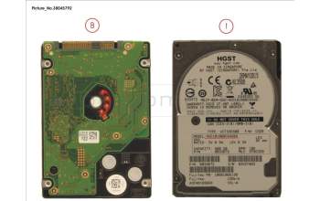 Fujitsu HDD SAS 12G 600GB 10K 512E SFF 2.5\' para Fujitsu Celsius C780
