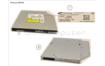 Fujitsu BD UHD XL WRITER SL (9,5MM) para Fujitsu Esprimo Q556/2 Q556D/2