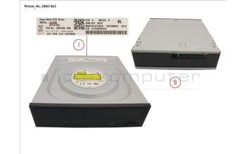 Fujitsu SATA DVD SM HH para Fujitsu Primergy RX2560 M1