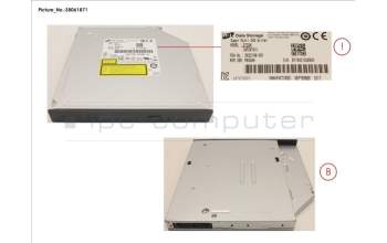 Fujitsu SATA DVD SM SL para Fujitsu Primergy TX1330 M2