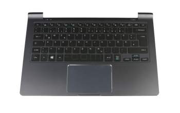 HMB8109GSA EU teclado incl. topcase original Samsung DE (alemán) negro/negro con retroiluminacion