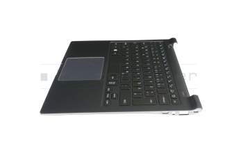 HMB8109GSA EU teclado incl. topcase original Samsung DE (alemán) negro/negro con retroiluminacion