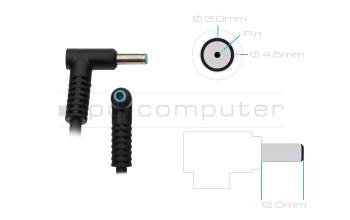 HP 240 G7 original cargador 65 vatios redondeado