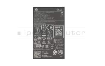 HP 240 G7 original cargador 65 vatios redondeado