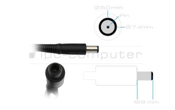 HP ProBook 440 G0 original cargador 65 vatios normal 19,5V