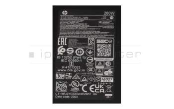 HP ZBook Power G11 original cargador 280 vatios delgado