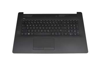 HPM17K5 Rev. A01 teclado incl. topcase original HP DE (alemán) negro/negro (PTP/DVD)