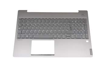 HQ20720487000 teclado incl. topcase original Lenovo SP (español) gris/canaso con retroiluminacion