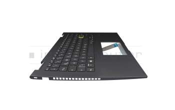 HQ21013030000 teclado incl. topcase original Huaqin DE (alemán) negro/negro (Retroiluminación)