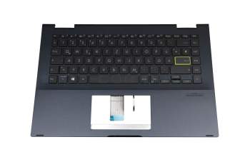 HQ2101305200 teclado original Asus DE (alemán) negro con retroiluminacion