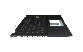 HQ21013052000 teclado incl. topcase original Huaqin DE (alemán) negro/negro con retroiluminacion