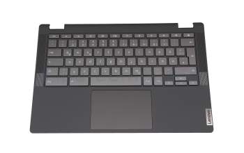 HQ21015219000 teclado incl. topcase original Lenovo DE (alemán) gris/oro