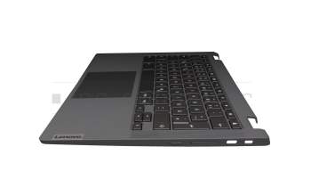 HQ21015219000 teclado incl. topcase original Lenovo DE (alemán) gris/oro