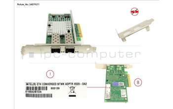 Fujitsu ETH CTRL 2X10GBIT PCIE X8 X520-DA2 para Fujitsu Celsius M7010
