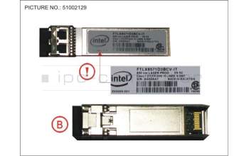 Fujitsu SFP+ MODULE MMF 10GBE LC para Fujitsu Primergy RX4770 M3