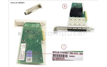 Fujitsu INE:EX710DA4G1P5 X710-DA4 4X10GB SFP