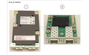 Fujitsu OCP X527-DA2 2X10GB SFP para Fujitsu Primergy CX2570 M5