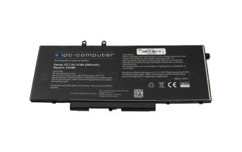 IPC-Computer batería (4 celdas) compatible para Dell 04GVMP con 61Wh