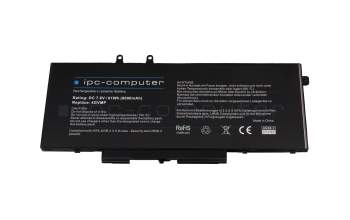 IPC-Computer batería (4 celdas) compatible para Dell 5H46R con 61Wh