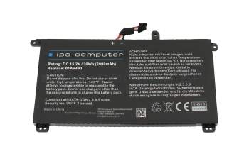 IPC-Computer batería 30Wh compatible para Lenovo ThinkPad P51s (20HB/20HC/20JY/20K0)