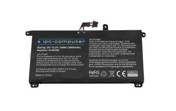 IPC-Computer batería 30Wh compatible para Lenovo ThinkPad T570 (20H9/20HA/20JW/20JX)