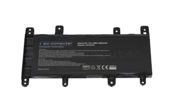 IPC-Computer batería 34Wh compatible para Asus X756UA