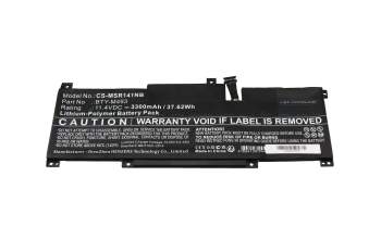 IPC-Computer batería 37,6Wh compatible para MSI Modern 14 B11M/B11MW (MS-14D2)