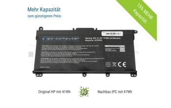 IPC-Computer batería 47Wh compatible para HP 14s-cs1000