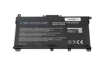 IPC-Computer batería 47Wh compatible para HP 14s-fq0000