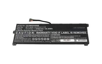 IPC-Computer batería 49,40Wh compatible para MSI PE42 8RB (MS-14B1)
