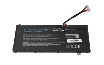 IPC-Computer batería 52Wh compatible para Acer Aspire V 15 Nitro (VN7-591G)