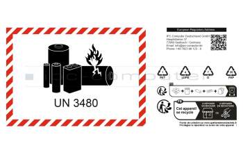 IPC-Computer batería 63Wh compatible para HP Omen 16-wf1000