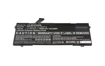 IPC-Computer batería 90,09Wh compatible para Mifcom Workstation Laptop i9-12900H (GM7AG7P)