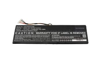 IPC-Computer batería 92,72Wh compatible para Gigabyte AORUS X7 DT V8