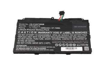 IPC-Computer batería compatible para Fujitsu CP690859-01 con 37,74Wh