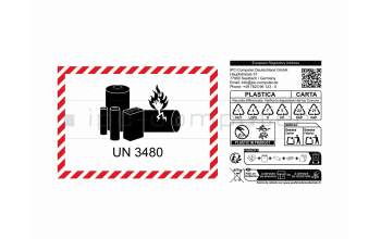 IPC-Computer batería compatible para Fujitsu CP786659-XX con 37,74Wh
