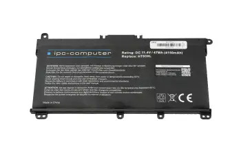 IPC-Computer batería compatible para HP 1588-3003 con 47Wh
