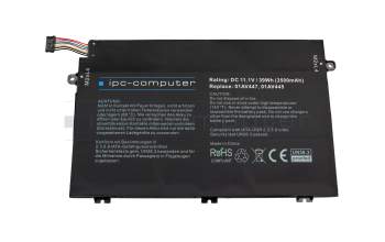 IPC-Computer batería compatible para Lenovo 5B10W13888 con 39Wh