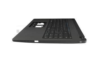JHXZHY teclado incl. topcase original Acer DE (alemán) negro/negro con retroiluminacion