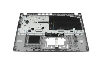 JYCZFBC teclado incl. topcase original Acer DE (alemán) plateado/plateado con retroiluminacion