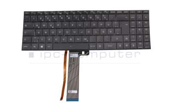 KBDR17A008-6051 teclado original Medion DE (alemán) negro/negro con retroiluminacion